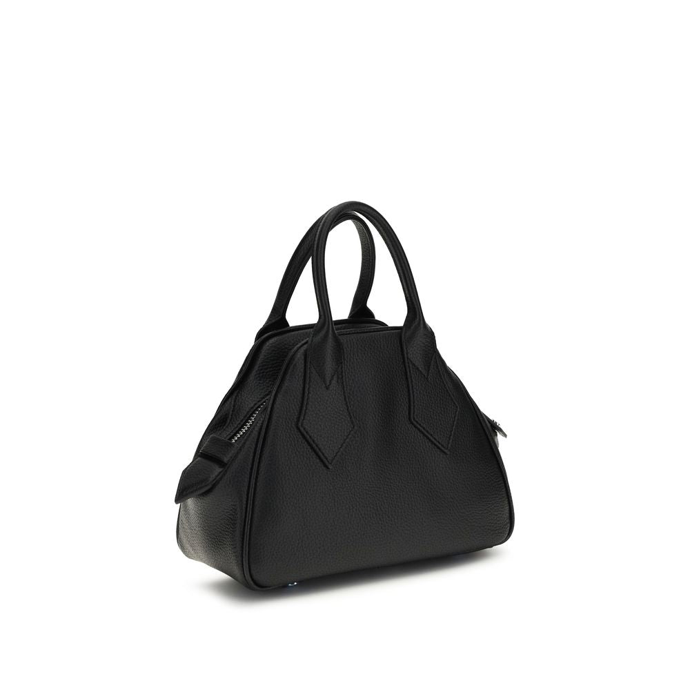 Vivienne Westwood Black Calf Leather Bos Taurus Handbag Vivienne Westwood
