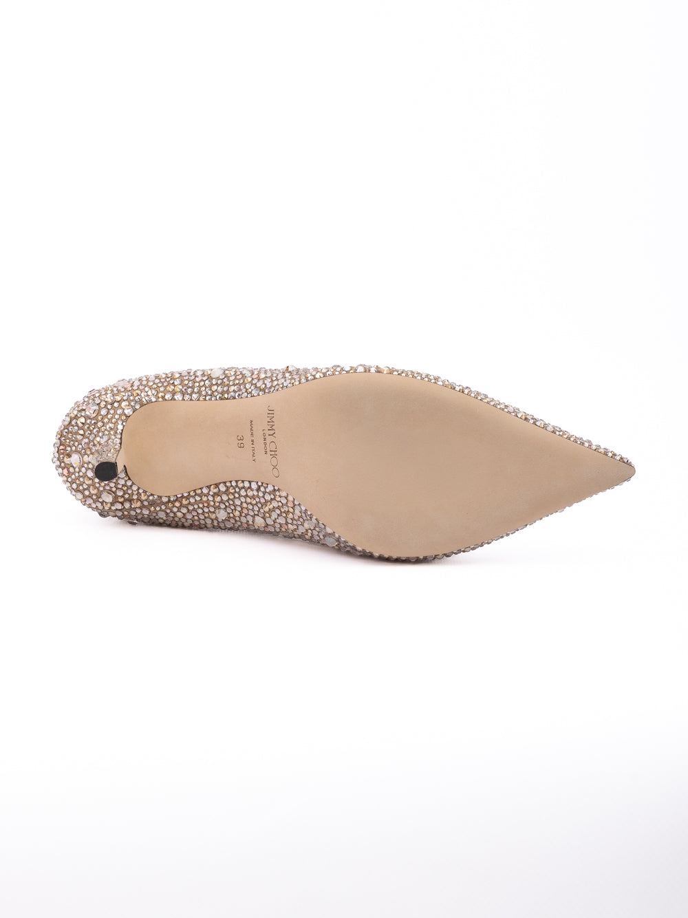 Jimmy Choo Light Bronze Crystal Love 85 Pumps Jimmy Choo