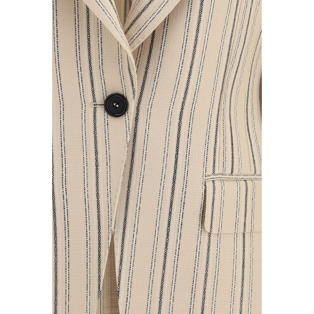Dolce & Gabbana Multicolor Viscose Full-Length Jacket Dolce & Gabbana