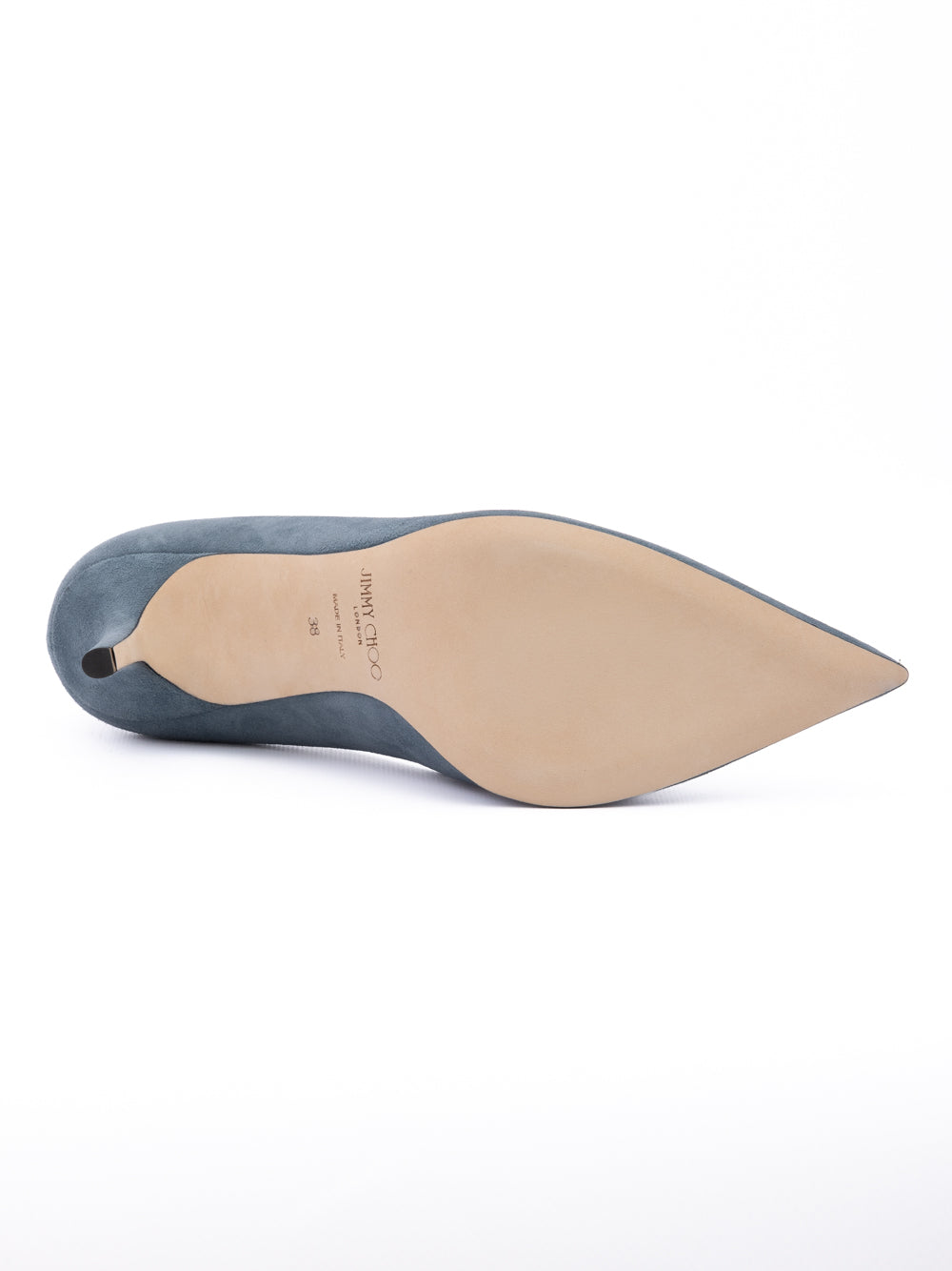 Jimmy Choo Dusk Blue Suede Agnes Pumps Jimmy Choo