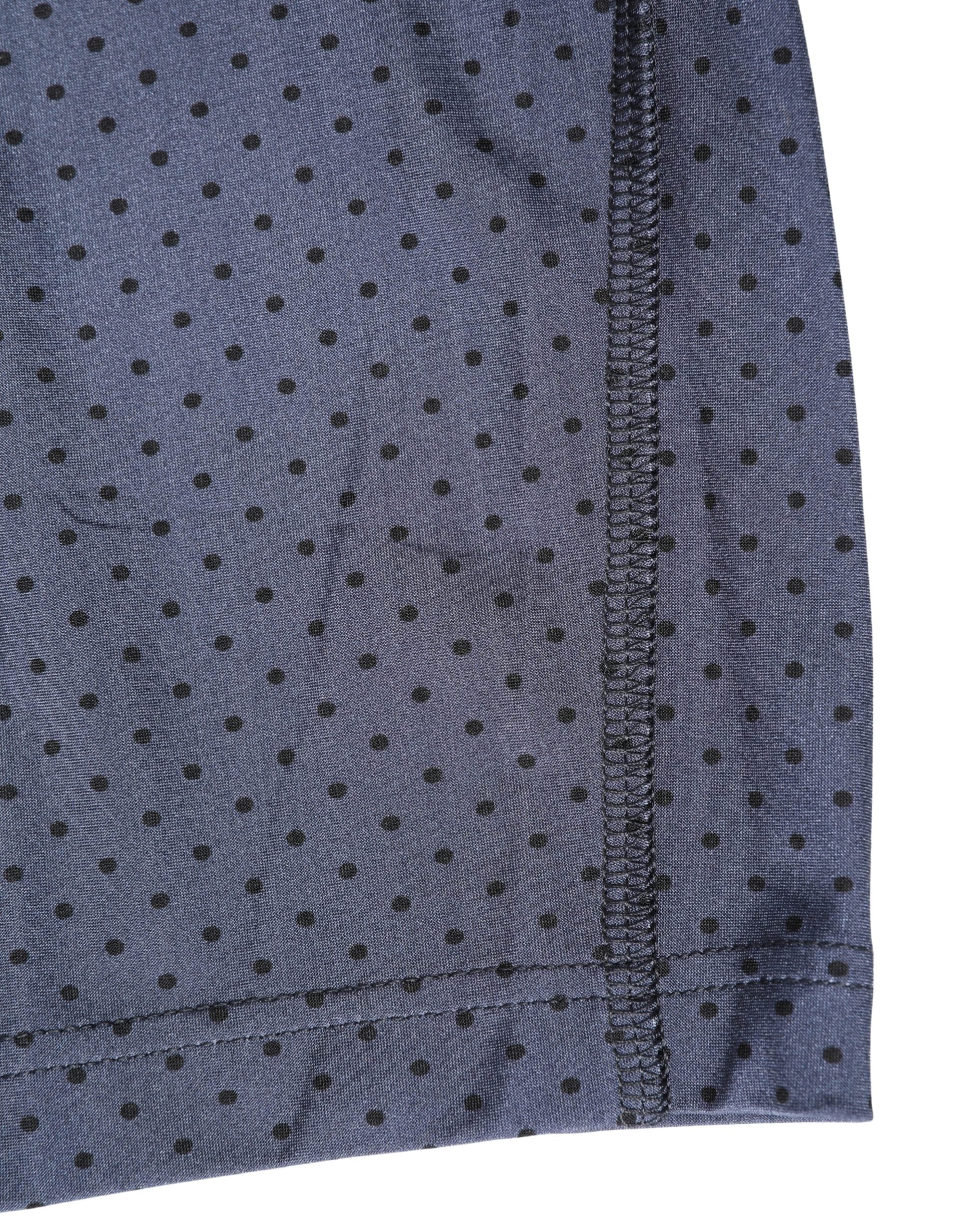 Dolce & Gabbana Dark Blue Polka Dots Men Bike Shorts Underwear Dolce & Gabbana