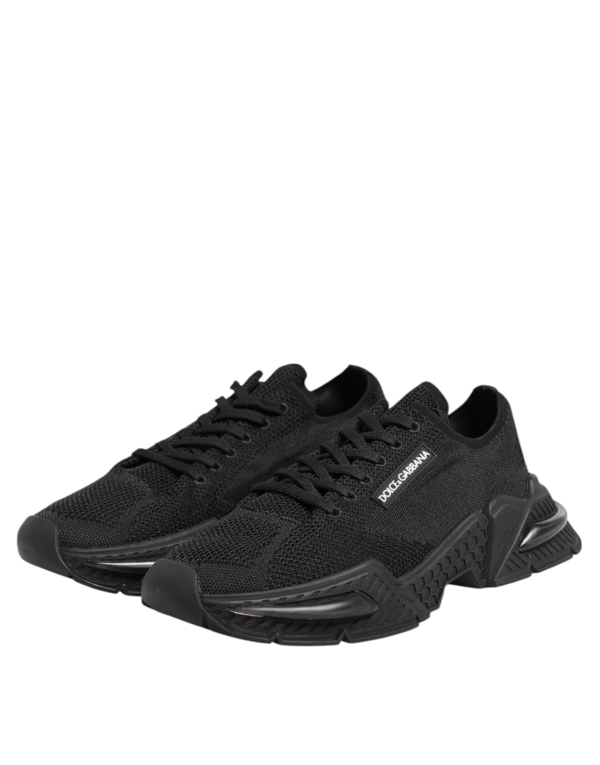 Dolce & Gabbana Black Airmaster Low Top Men Sneakers Shoes Dolce & Gabbana