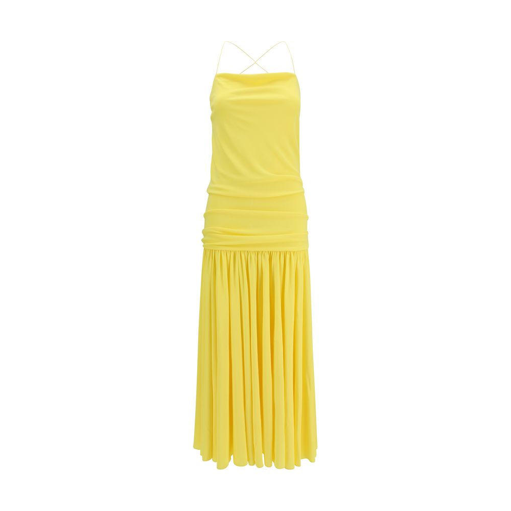 Jacquemus Bicolor Viscose Casual Dress Jacquemus