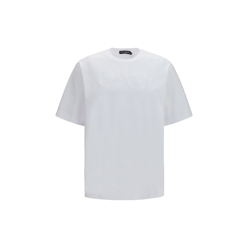 Dolce & Gabbana White Cotton T-Shirt Dolce & Gabbana