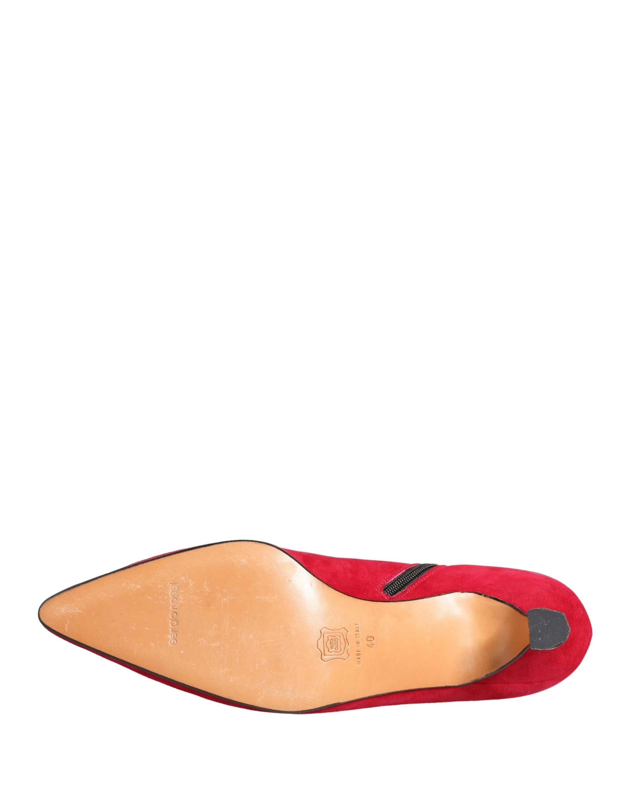 Dolce & Gabbana Red Suede Ankle Boots Shoes Dolce & Gabbana