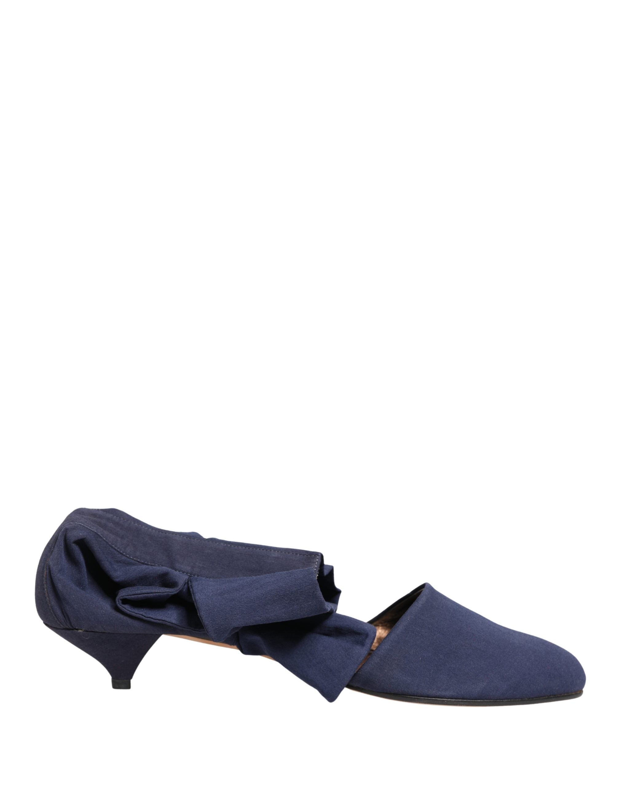Dolce & Gabbana Blue Cotton Ankle Boots Shoes Dolce & Gabbana