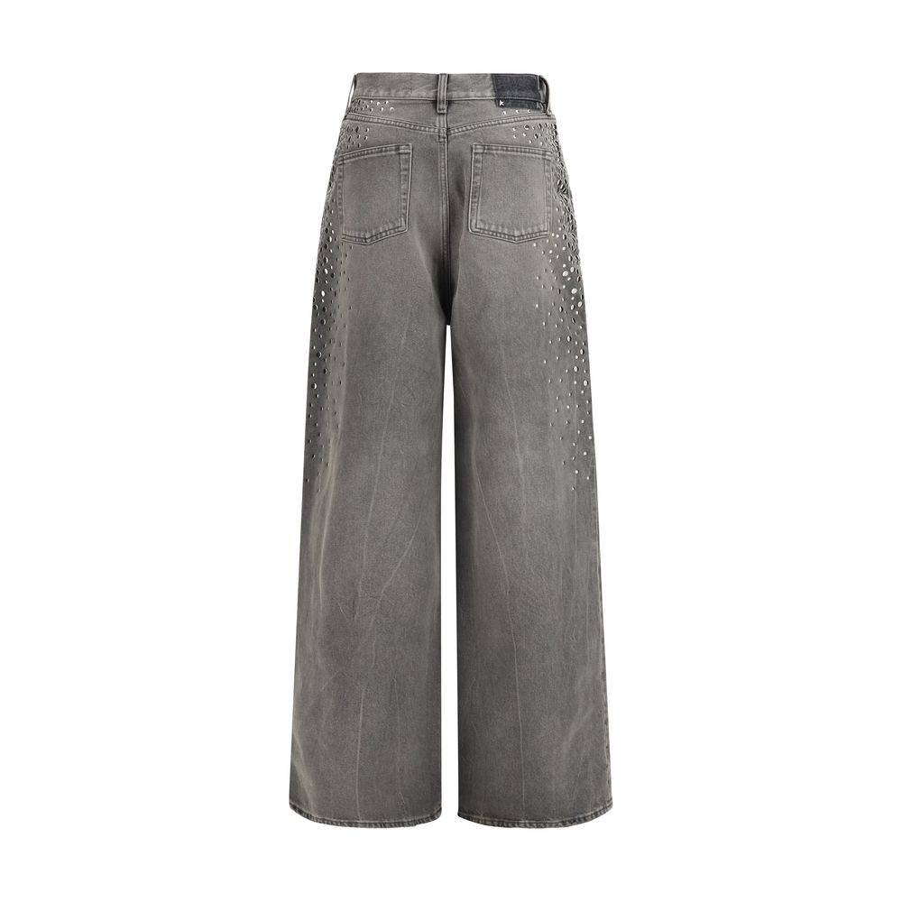 Golden Goose Gray Cotton Jeans Denim Golden Goose