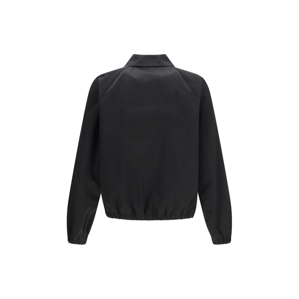 Valentino Garavani Black Cotton Bomber Valentino Garavani