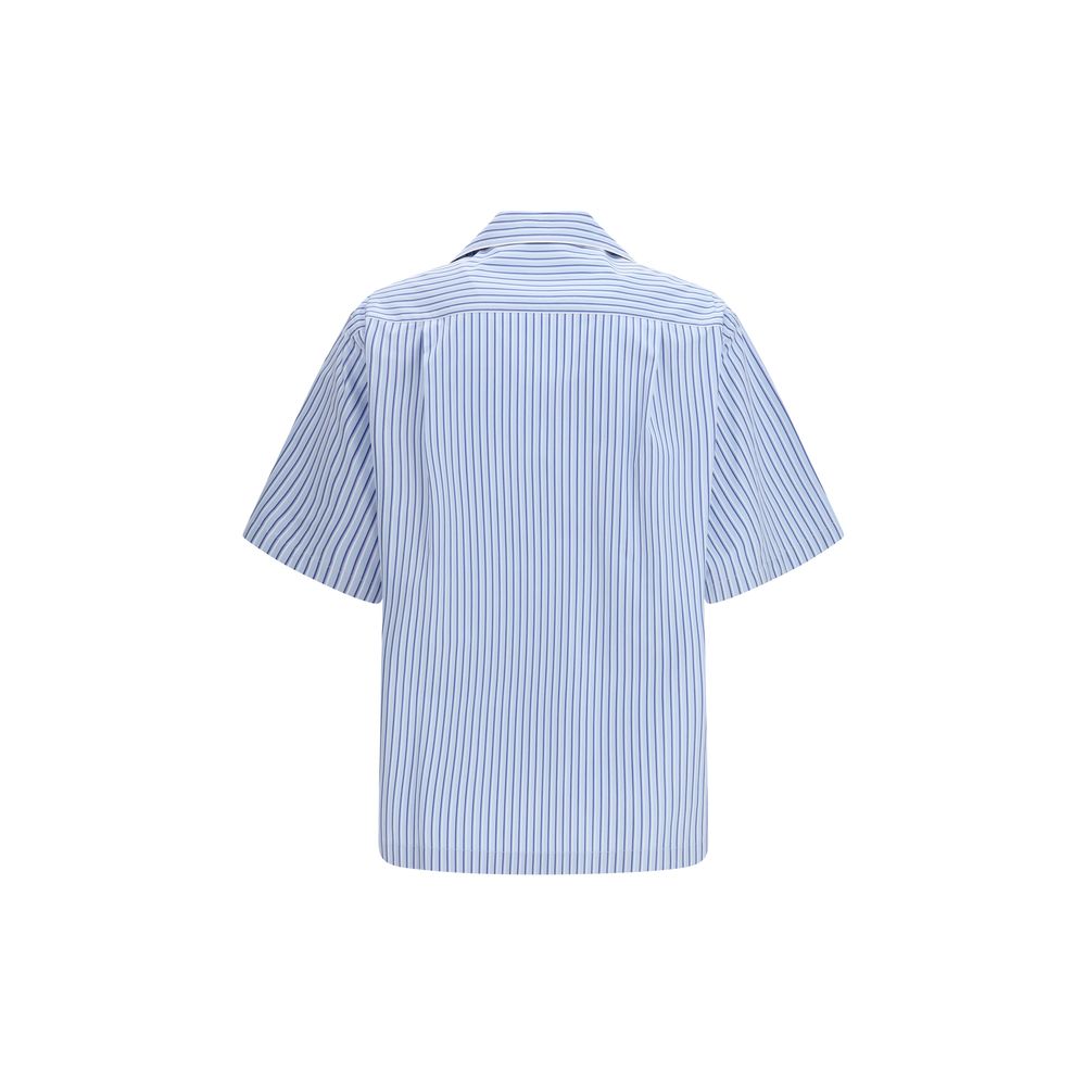 Dolce & Gabbana Blue Cotton Shortsleeve Shirt Dolce & Gabbana
