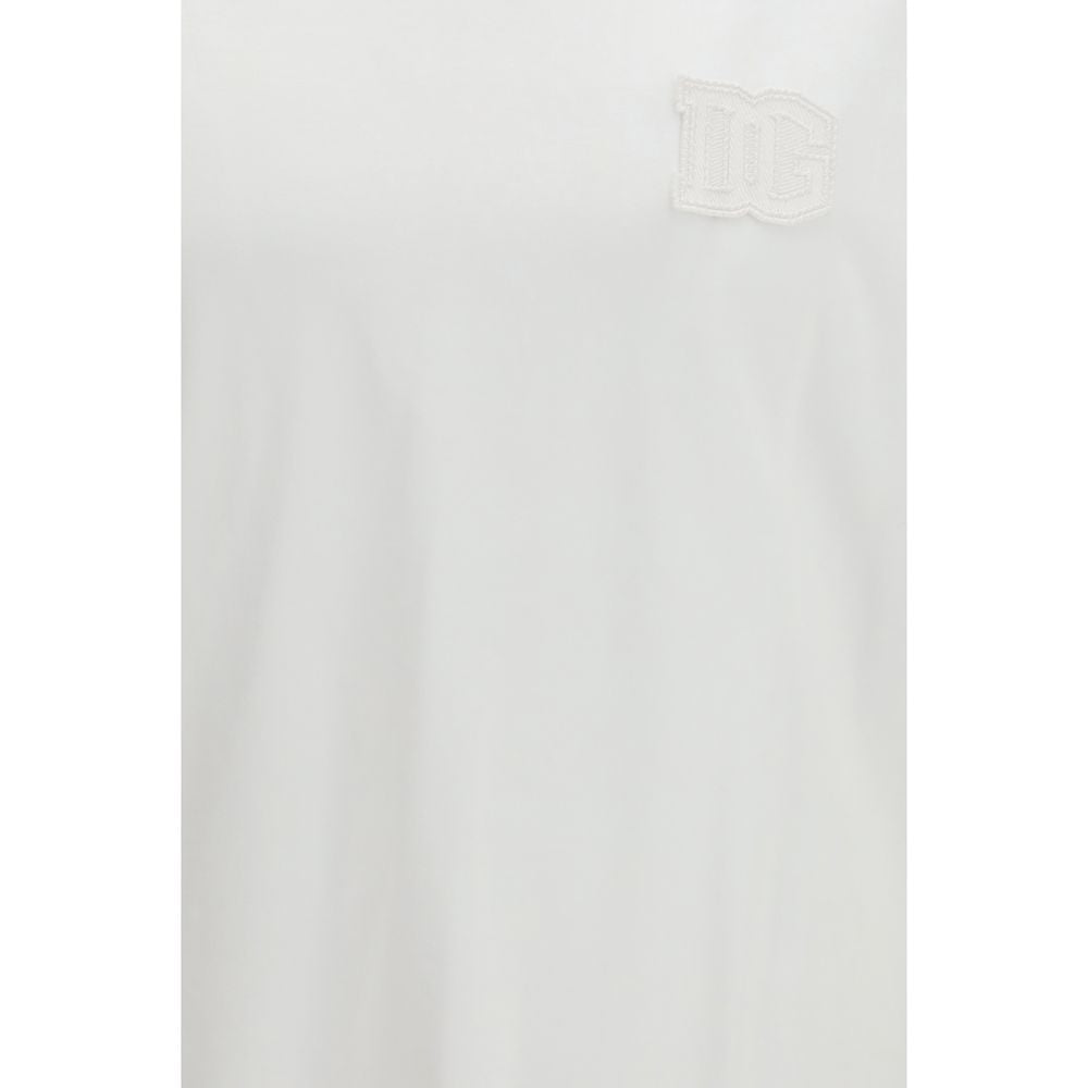 Dolce & Gabbana White Cotton T-Shirt Dolce & Gabbana