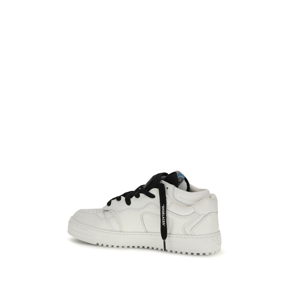 Off-White Multicolor Calf Leather Bos Taurus Athletic Sneakers Off-White