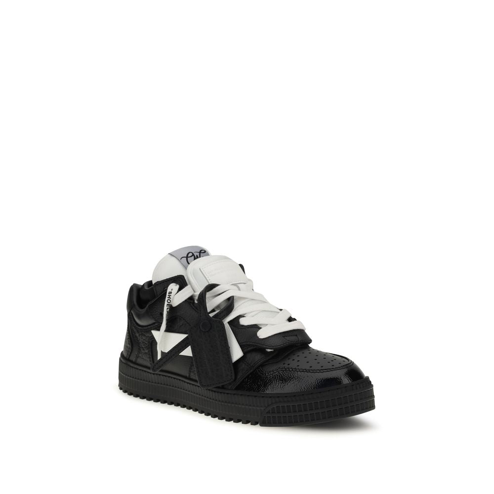 Off-White Multicolor Calf Leather Bos Taurus Athletic Sneakers Off-White