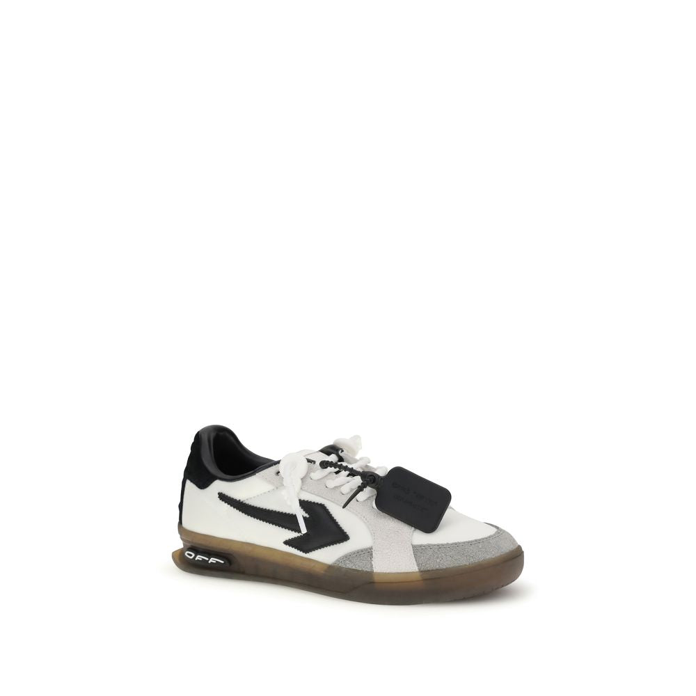 Off-White Multicolor Calf Leather Bos Taurus Low Top Sneakers Off-White