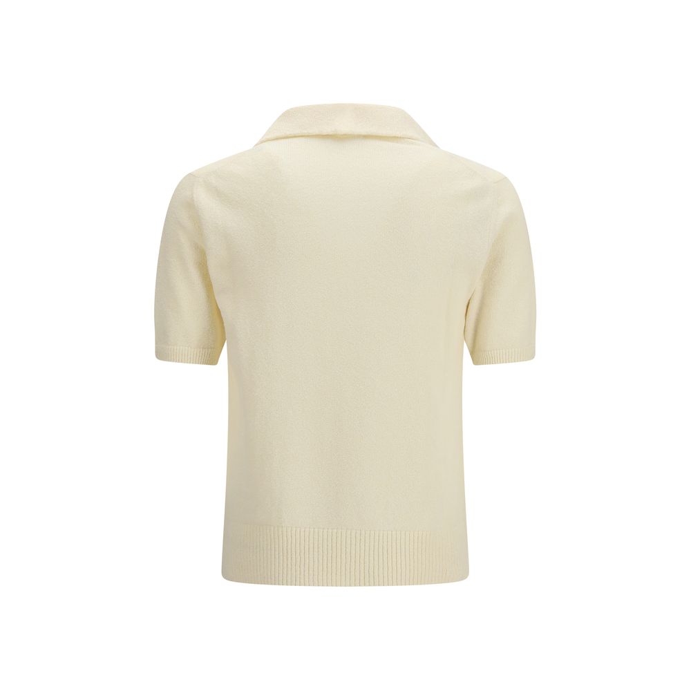 Dolce & Gabbana Beige Cotton Polo Shirt Dolce & Gabbana