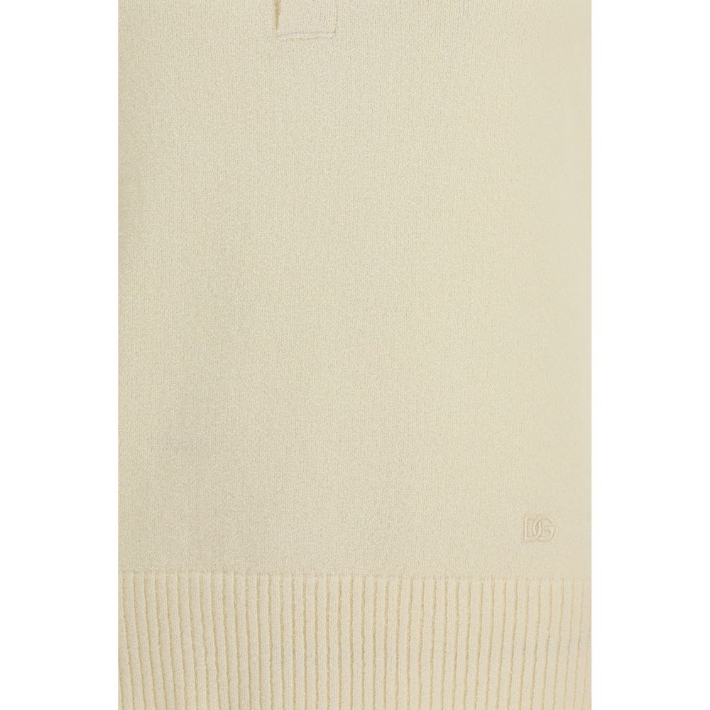 Dolce & Gabbana Beige Cotton Polo Shirt Dolce & Gabbana