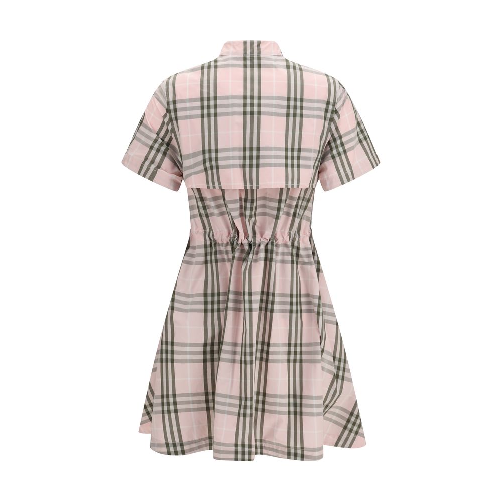 Burberry Multicolor Cotton Casual Dress Burberry