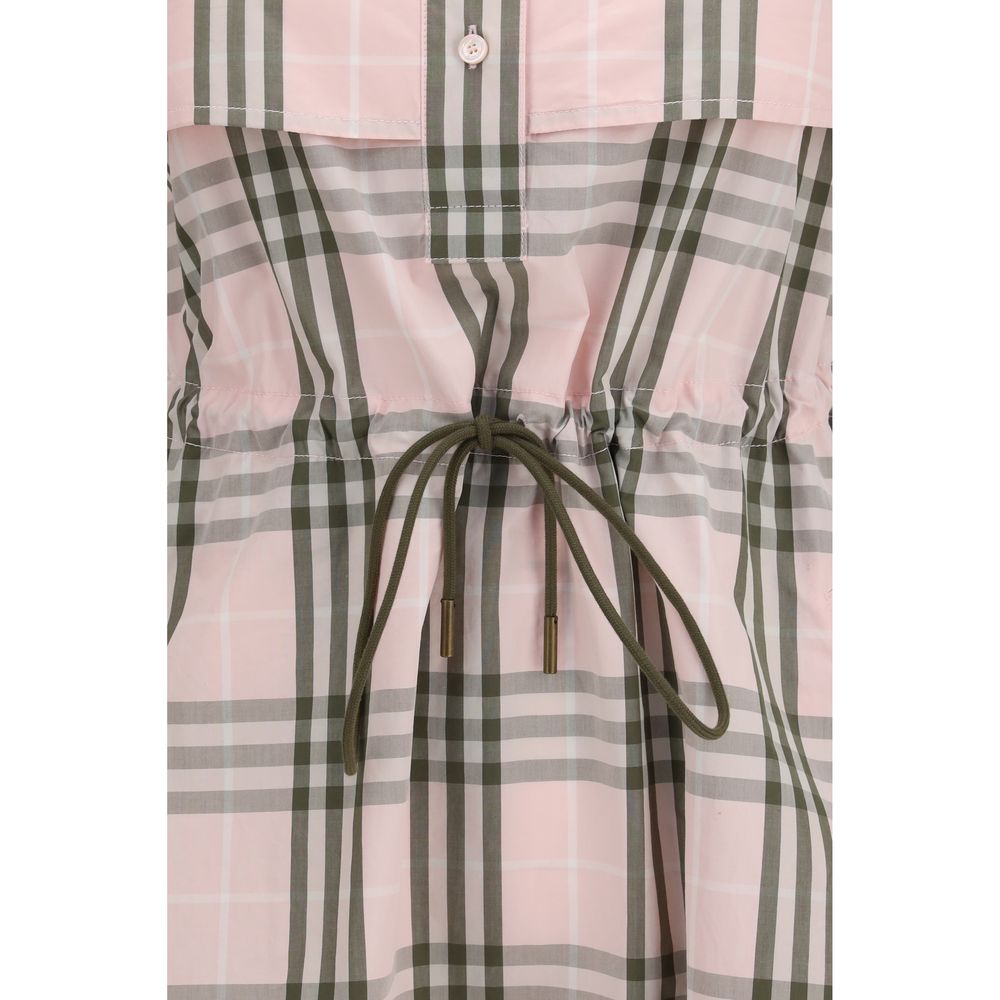 Burberry Multicolor Cotton Casual Dress Burberry