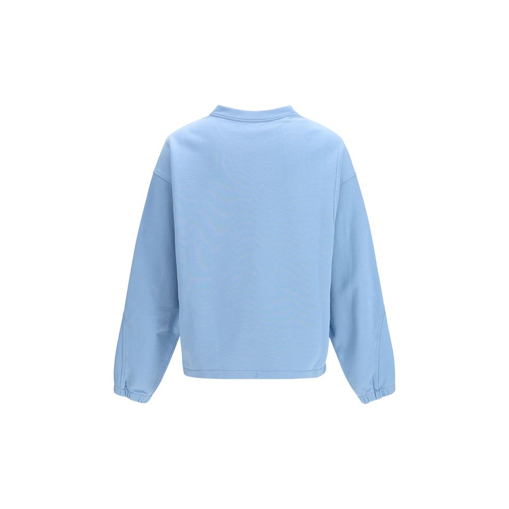 Dolce & Gabbana Blue Cotton Sweatshirt Dolce & Gabbana