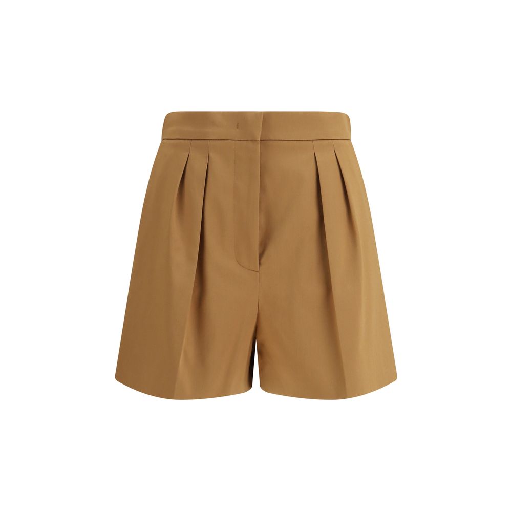 Max Mara Beige Cotton Bermuda Shorts Max Mara