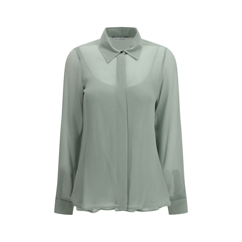 Max Mara Bicolor Silk Shirt Max Mara