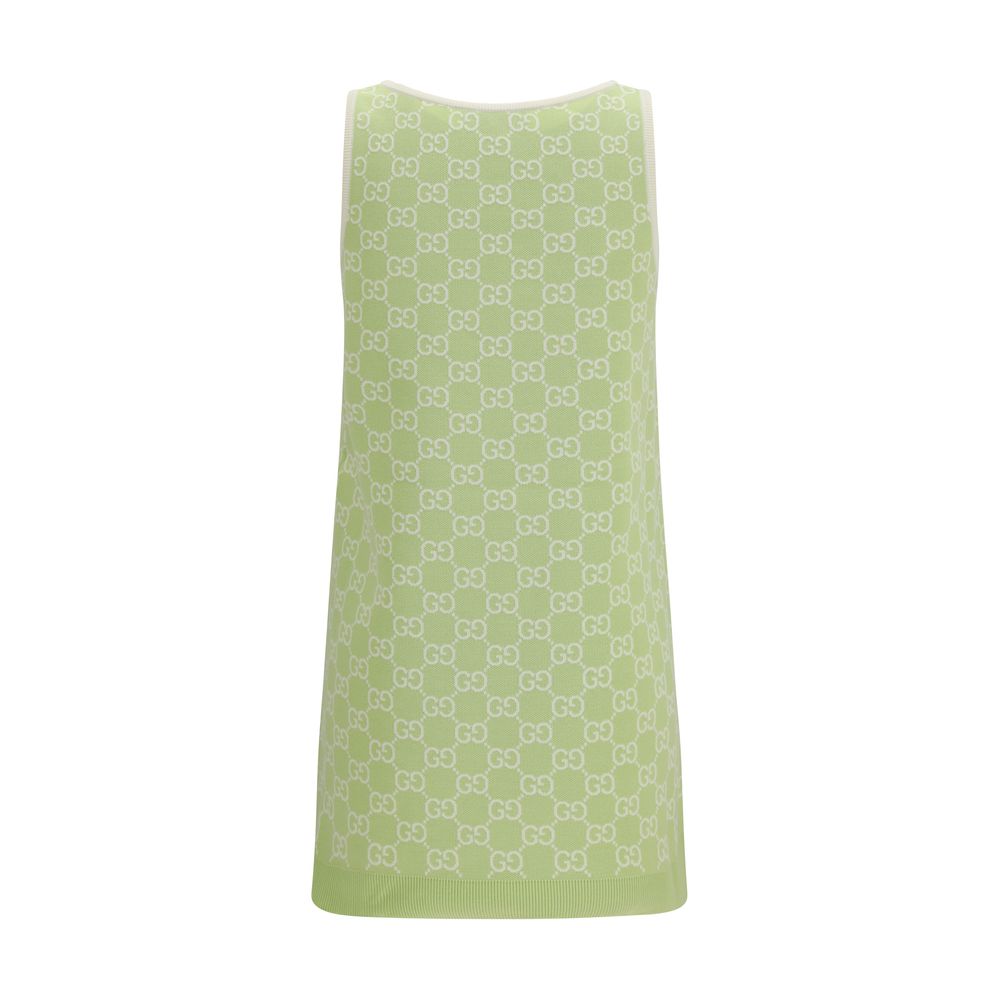 Gucci Bicolor Cotton Casual Dress Gucci