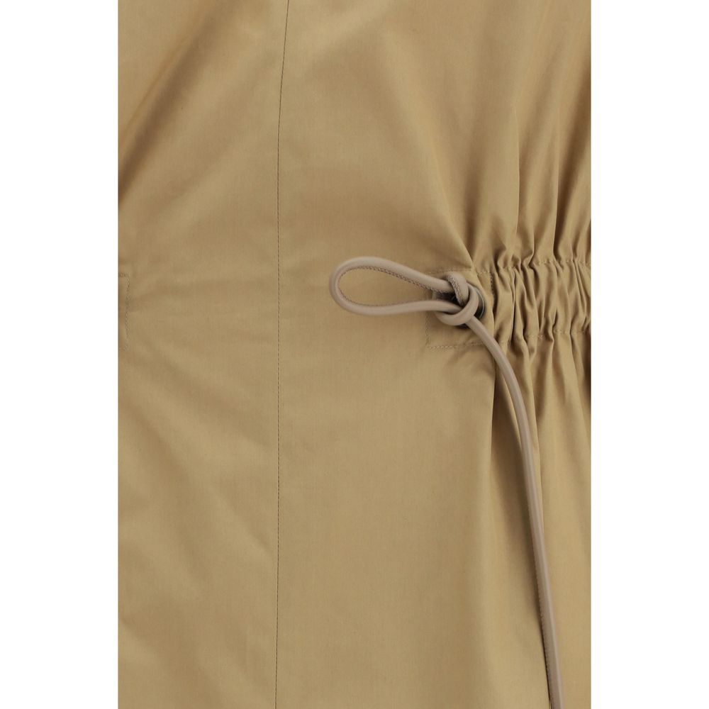 Max Mara Beige Cotton Casual Dress Max Mara