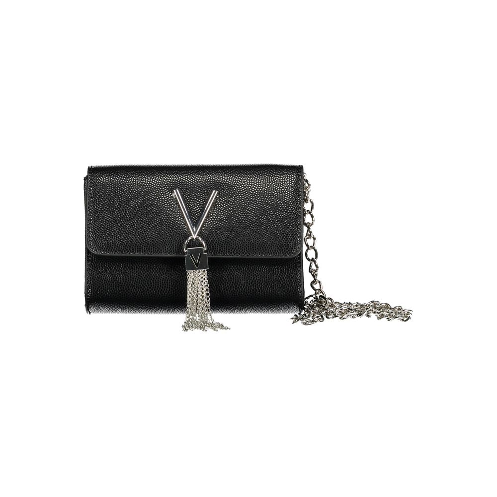 Mario Valentino Black Polyurethane Women Handbag Mario Valentino