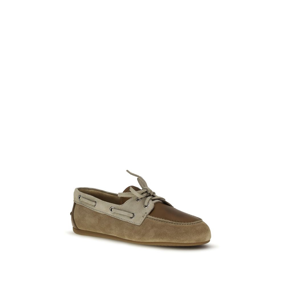 Miu Miu Multicolor Calf Leather Bos Taurus Slip-On Loafers Miu Miu