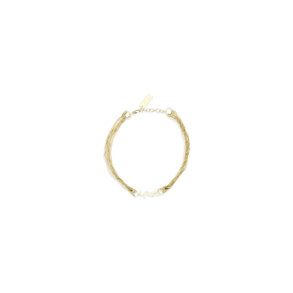 Saint Laurent Gold Brass Bracelet Saint Laurent