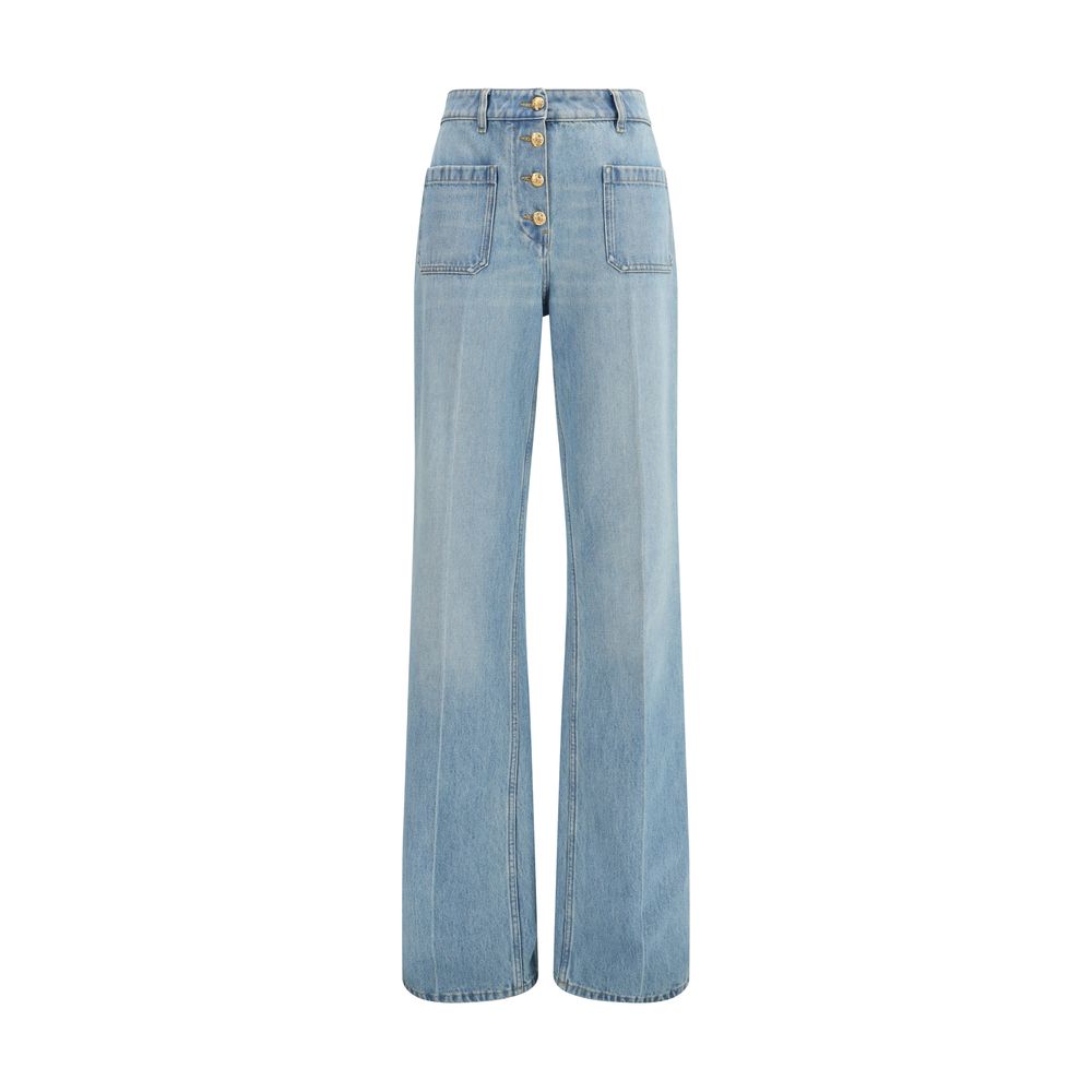 Valentino Garavani Blue Cotton Jeans Denim Valentino Garavani
