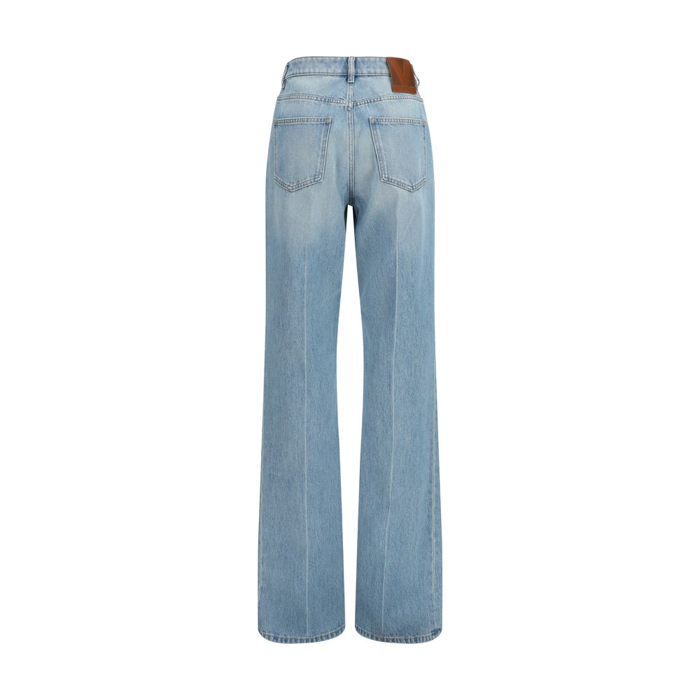 Valentino Garavani Blue Cotton Jeans Denim Valentino Garavani