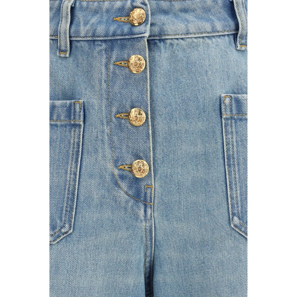 Valentino Garavani Blue Cotton Jeans Denim Valentino Garavani