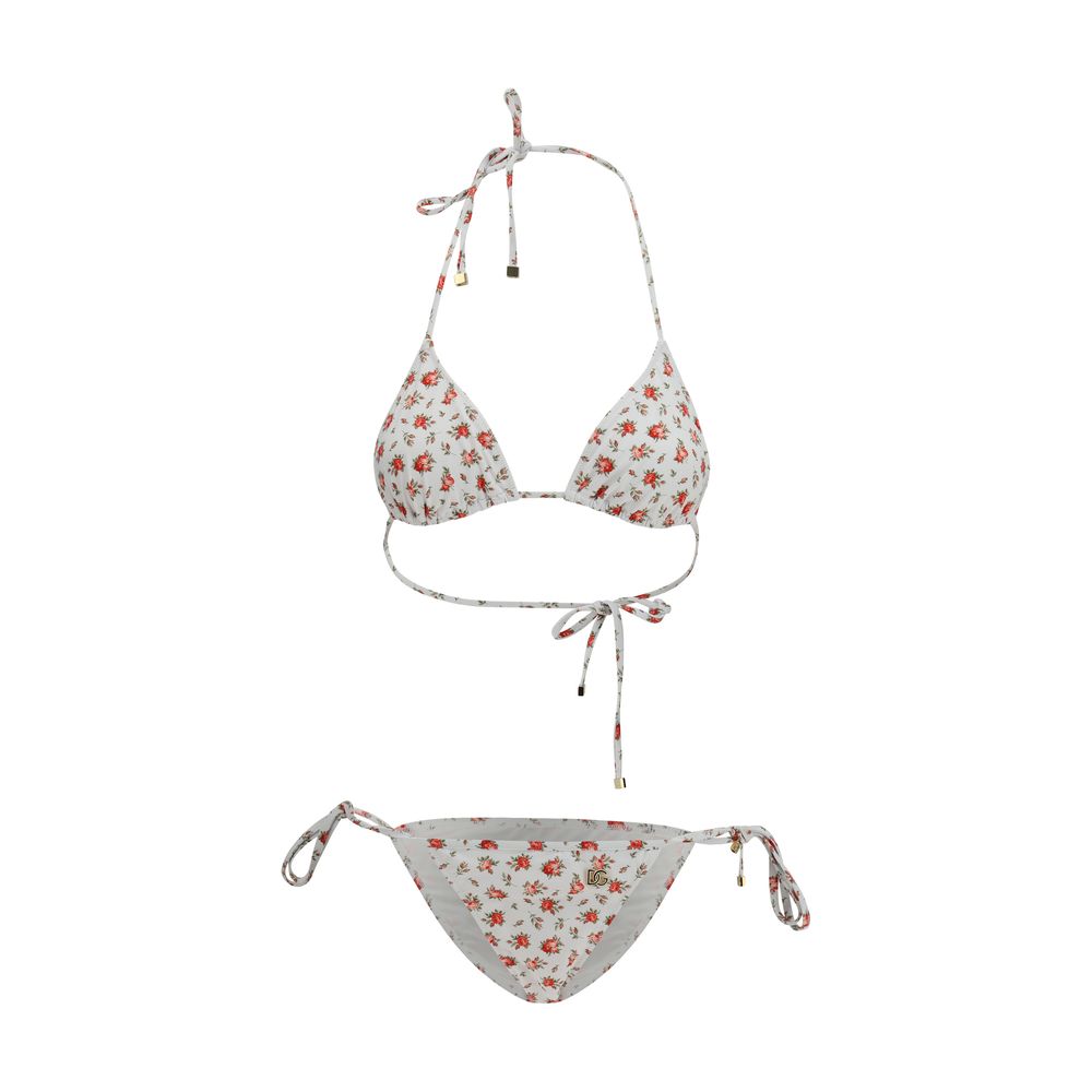 Dolce & Gabbana White Nylon Bikini Dolce & Gabbana