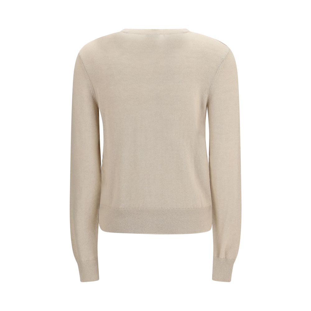 Burberry Beige Polyester Cardigan Burberry