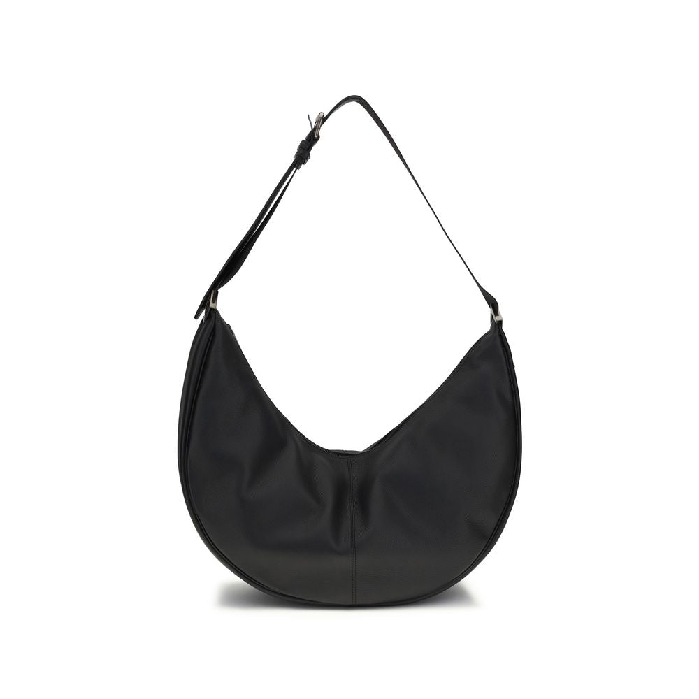 Fendi Black Calf Leather Bos Taurus Shoulder Bag Fendi