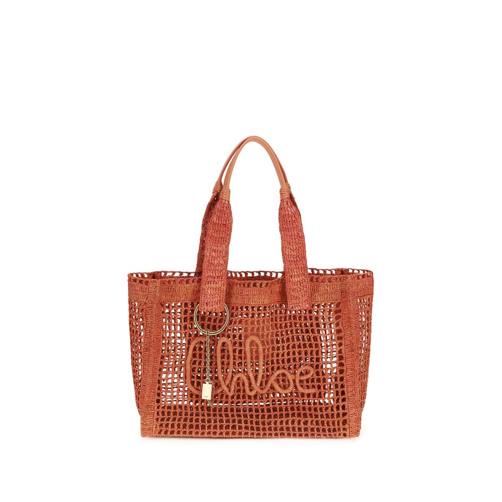 Chloé Multicolor Raffia Shoulder Bag Chloé
