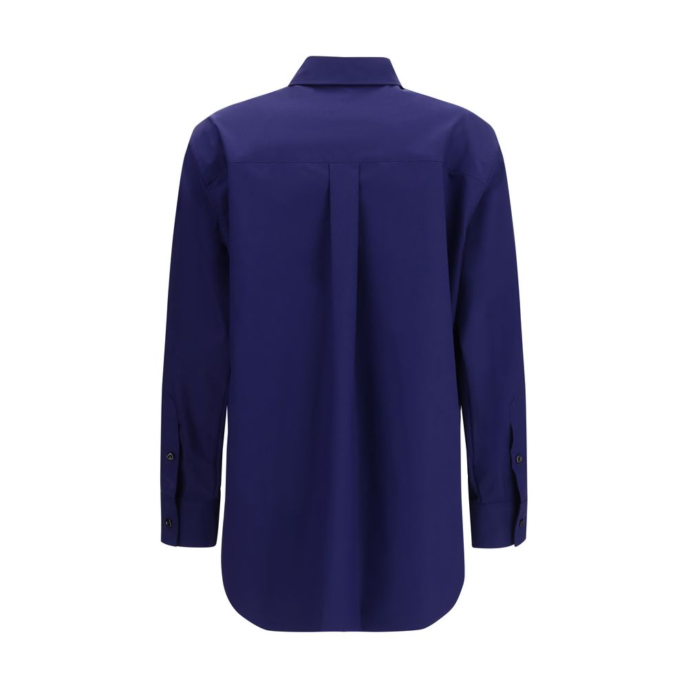 Fendi Blue Cotton Shirt Fendi