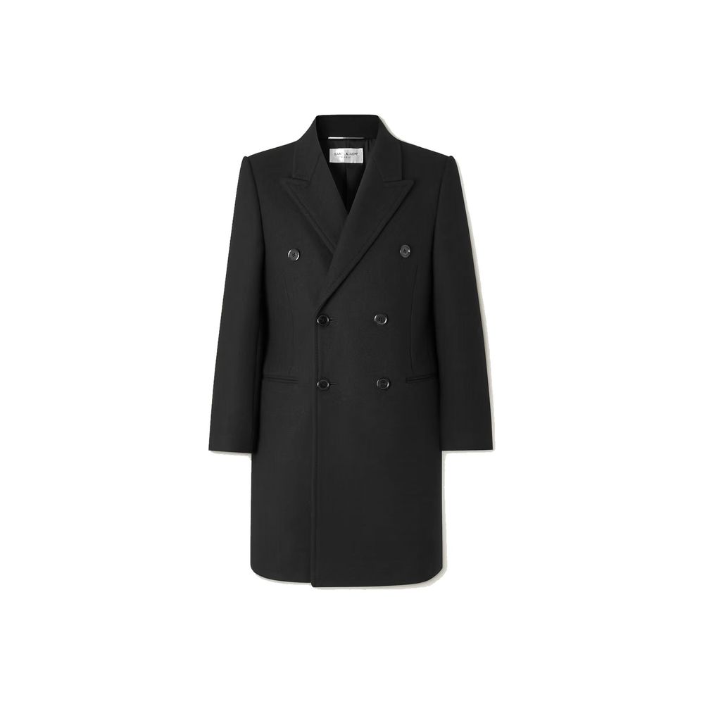 Saint Laurent Black Wool False Saint Laurent