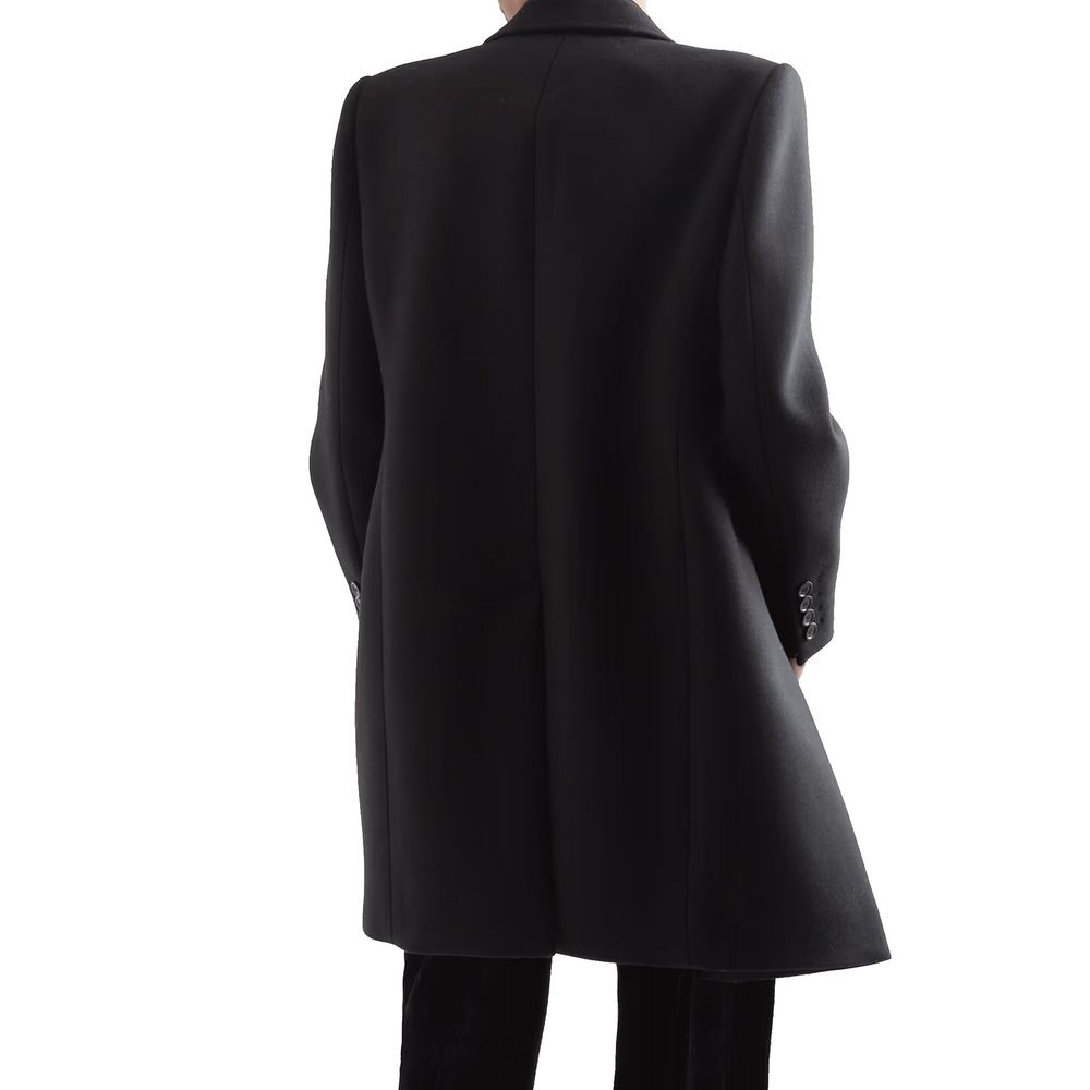 Saint Laurent Black Wool False Saint Laurent