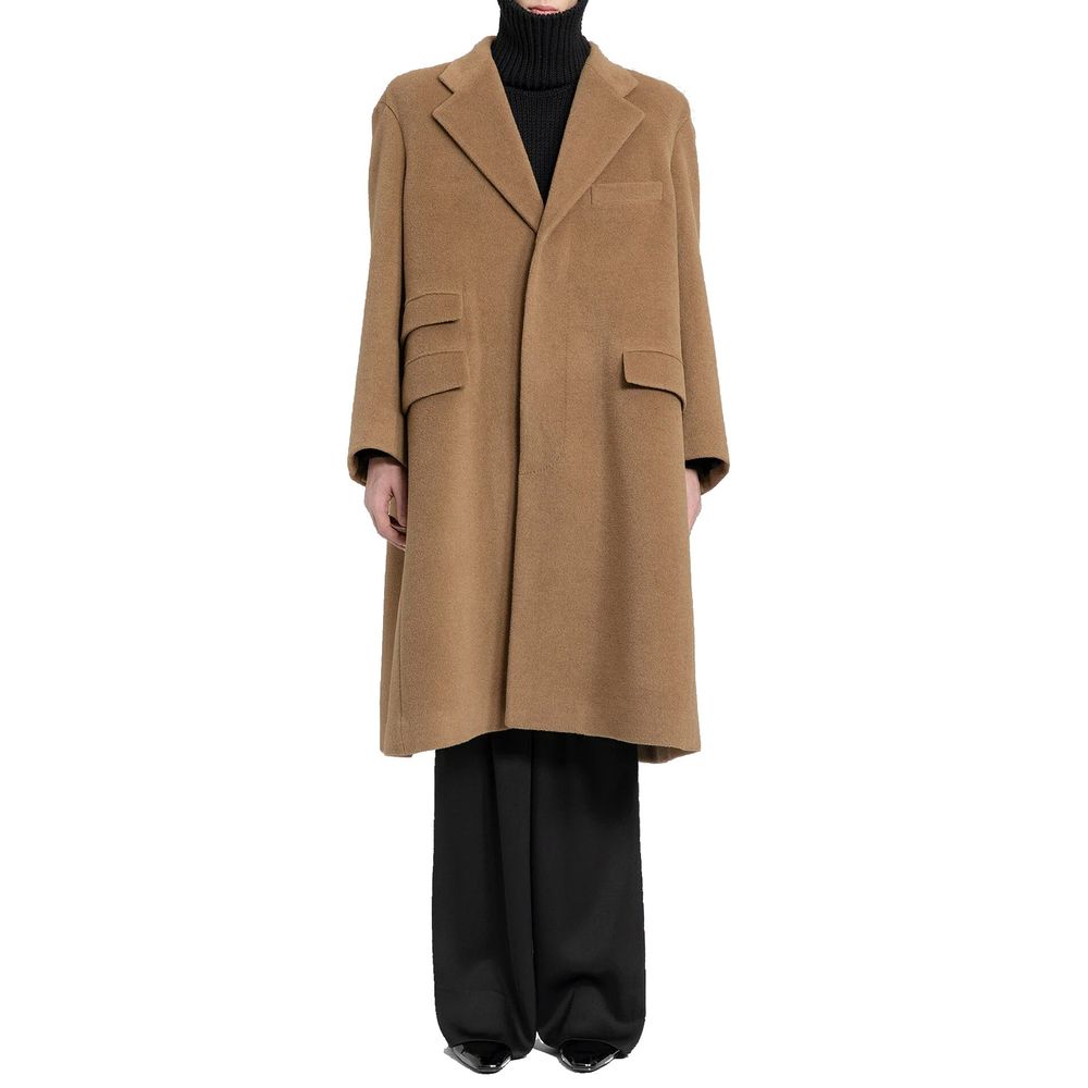 Saint Laurent Brown Wool False Saint Laurent