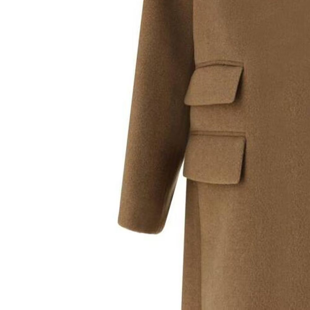 Saint Laurent Brown Wool False Saint Laurent