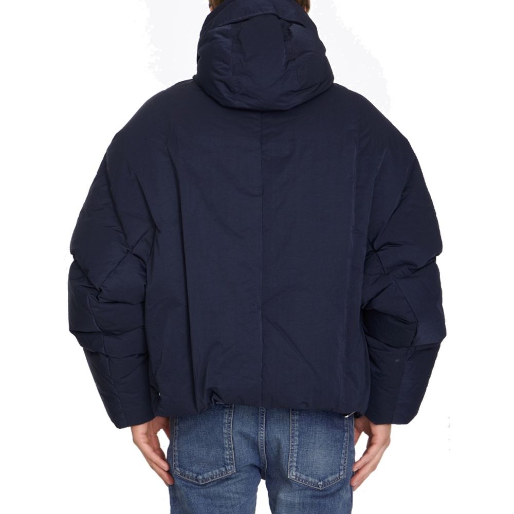 Bottega Veneta Blue Polyamide Coat Bottega Veneta