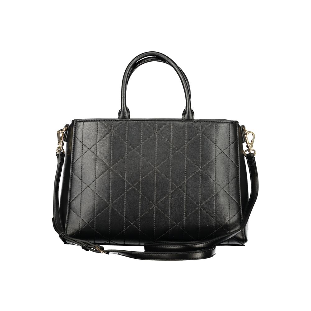 Mario Valentino Black Polyurethane Women's Bag Mario Valentino