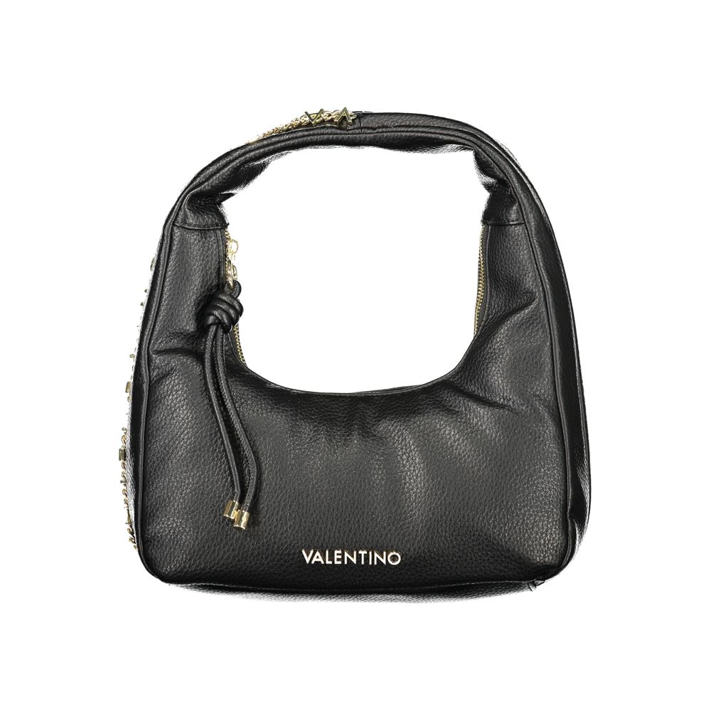 Mario Valentino Black Polyurethane Women's Bag Mario Valentino