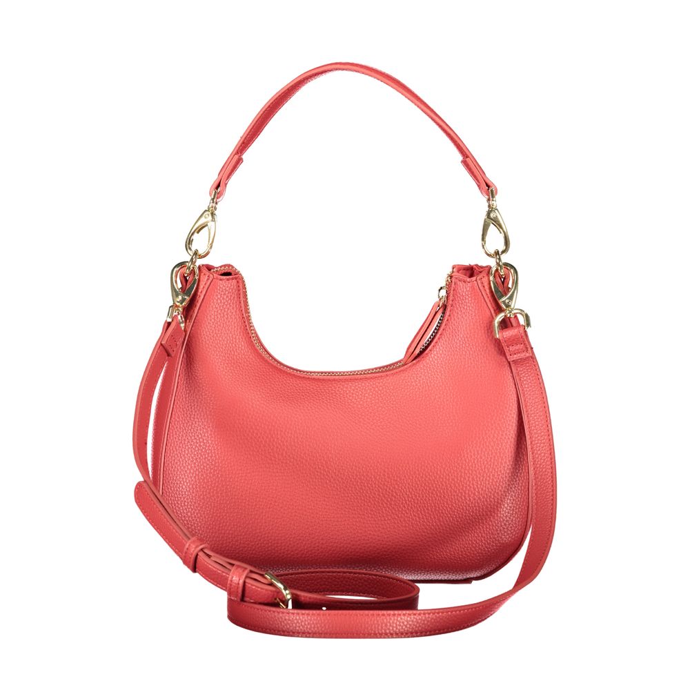 Mario Valentino Rosso Polyurethane Women's Bag with Removable Shoulder Strap Mario Valentino
