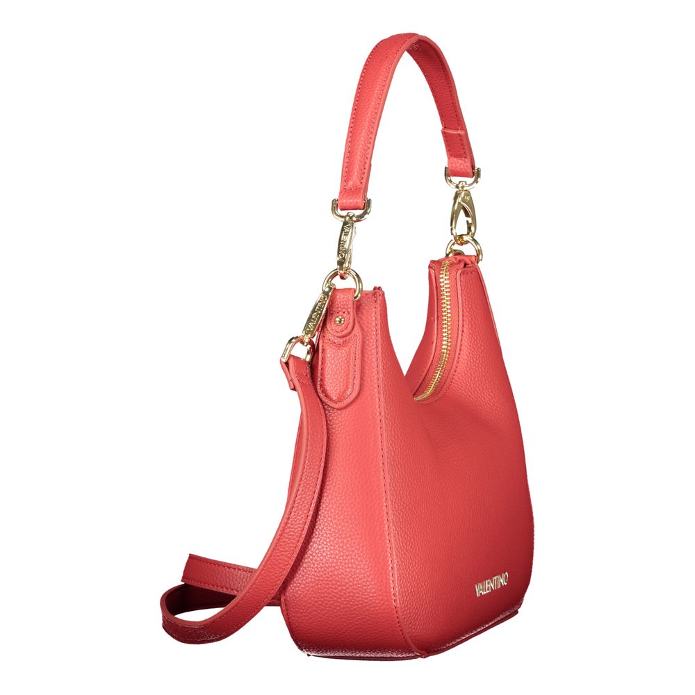 Mario Valentino Rosso Polyurethane Women's Bag with Removable Shoulder Strap Mario Valentino