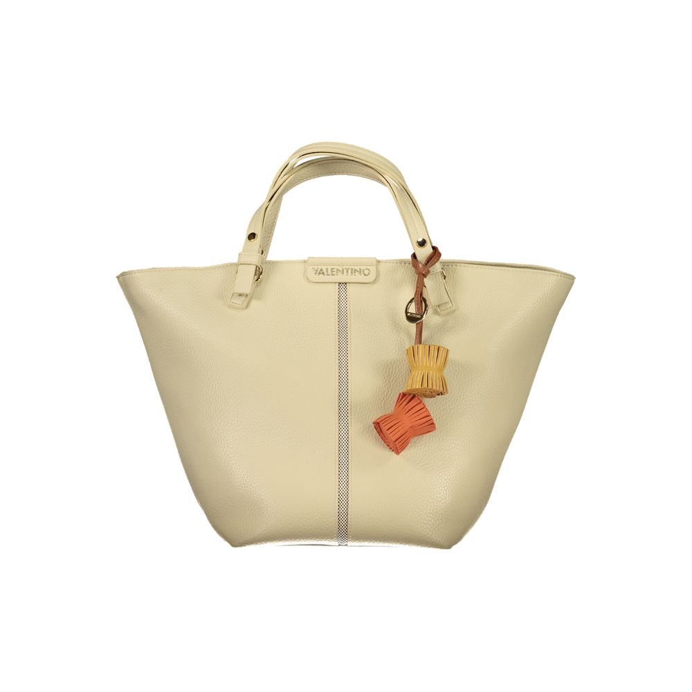 Mario Valentino Beige Polyurethane Women's Bag Mario Valentino