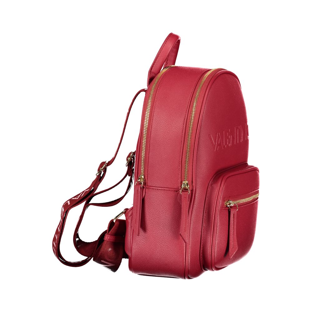 Mario Valentino Rosso Polyurethane Womens Backpack Mario Valentino