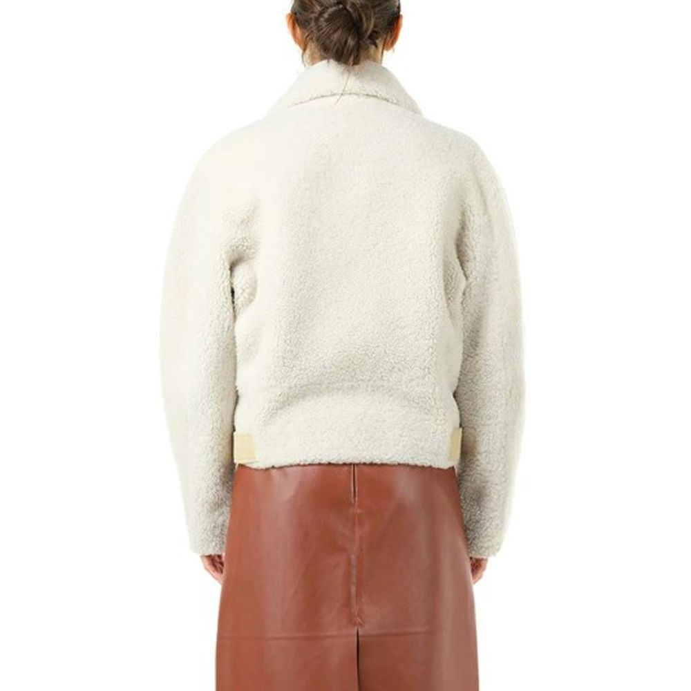 Chloé Beige Polyester Biker Jacket Chloé