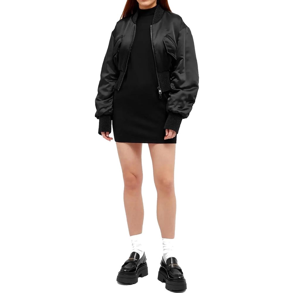 Dolce & Gabbana Black Acetate Bomber Dolce & Gabbana